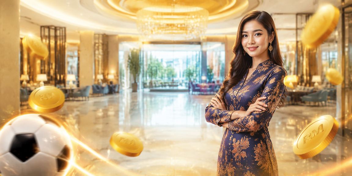Pengguna di Johor Bahru berbusana batik menikmati pertaruhan bola sepak dalam talian platform 2038